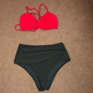 Aerie bathing suit top and bottom
